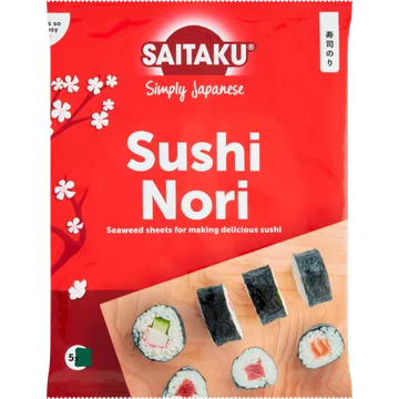 Saitaku Sushi Nori 5 Vellen 14g