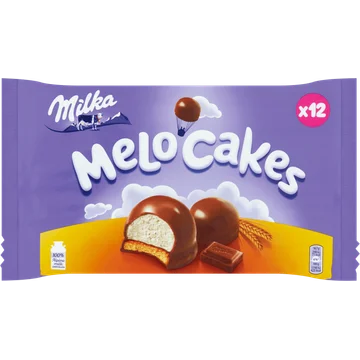 Milka Melo-Cakes Chocolade Cakejes 12 Stuks 200 g