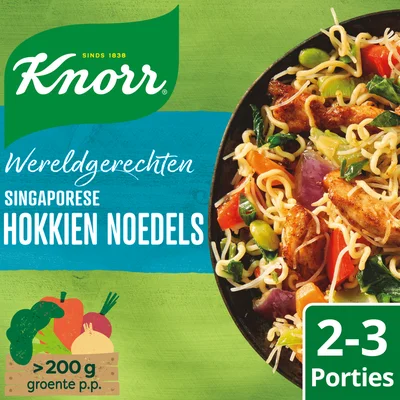 Knorr Wereldgerechten Hokkien Noedels Singaporese 192 g