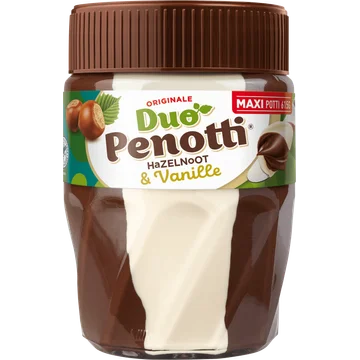Duo Penotti Hazelnoot & Vanille Maxi Potti 615 g