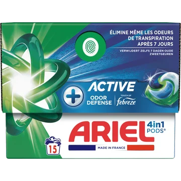 Ariel All-in-1 Pods Wasmiddel +Actief 15 Wasbeurten