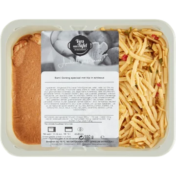 Vers Aan Tafel Bami Goreng Speciaal met Kip in Satésaus 550 g