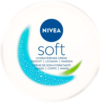 NIVEA Soft Crème - Hydrateert de huid - Bevat jojobaolie - Lichaams- en Handcrème - 200 ml