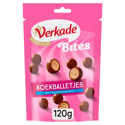 Verkade Specials Bites Koekballetjes met Witte Chocolade 120 g