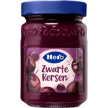 Hero Fruitspread Zwarte Kersen 350g