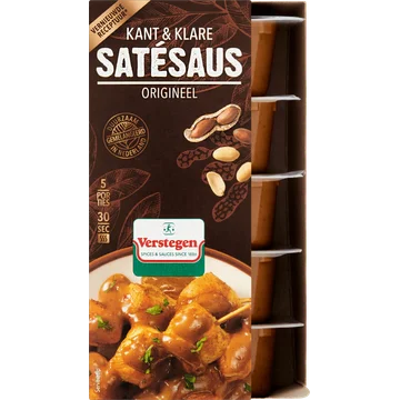Kant & Klare Satésaus Origineel 5 x 80 ml