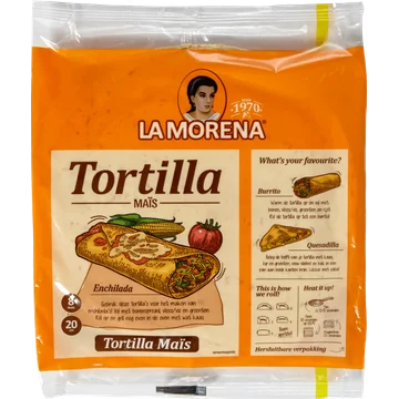 La Morena Tortilla Mais 320g