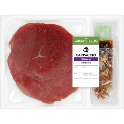 AH Greenfields Carpaccio teritaki wasabimayo