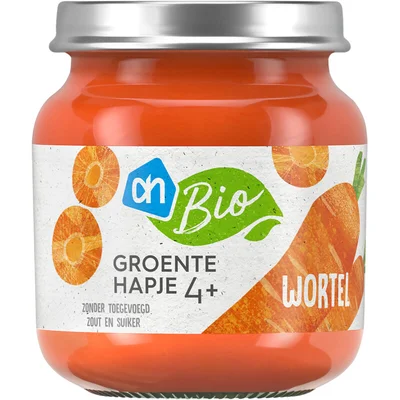 AH Biologisch Groentehapje wortel 4+