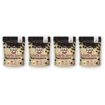 Hak Zwarte bonen 4-pack