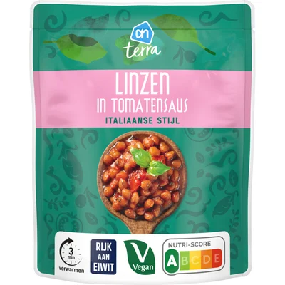 AH Terra Linzen in tomatensaus