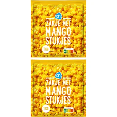 AH Zakje met mangostukjes 2-pack