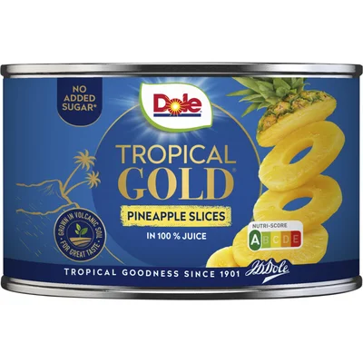 Dole Tropical gold ananasschijven op sap