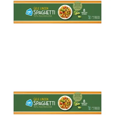 AH Gele linzen spaghetti 2-pack