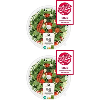 AH Stoommaaltijd pasta pesto 2-pack