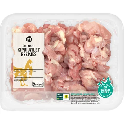 AH Scharrel kipdijfilet reepjes