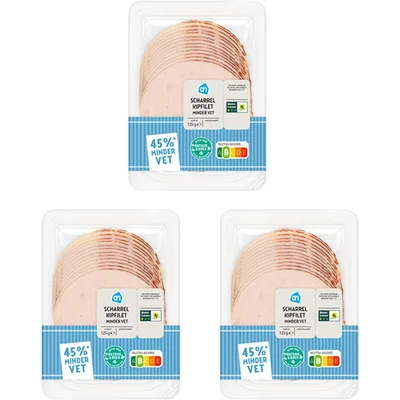 AH Scharrel kipfilet minder vet 3x