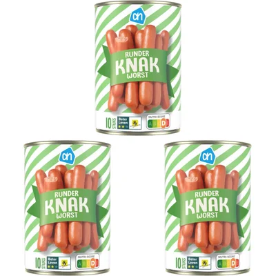 AH Runder knakworst 3x
