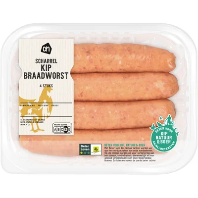 AH Scharrel kipbraadworst 4 stuks
