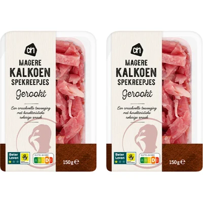 AH Magere spekreepjes kalkoen 2-pack