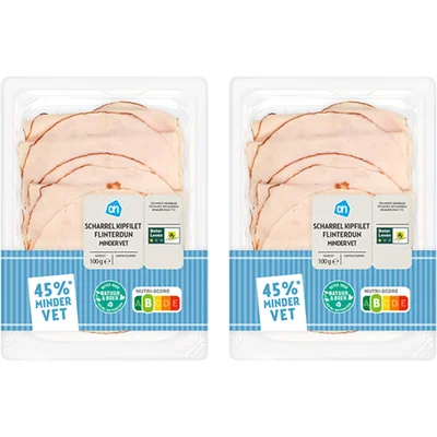 AH Scharrel kipfilet flinterdun 2-pack
