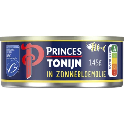 Princes Tonijnstukken in zonnebloemolie