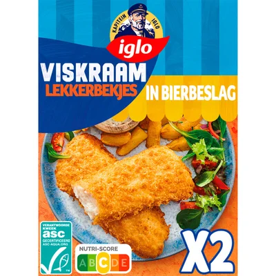 Iglo Viskraam lekkerbekjes in bierbeslag