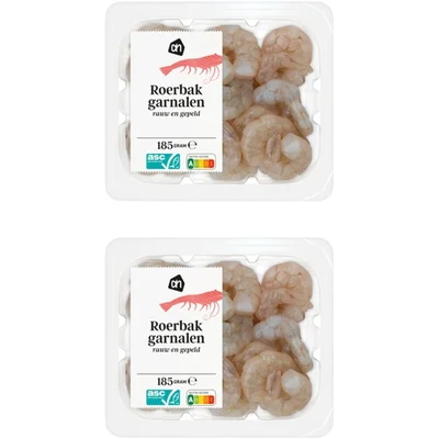 AH Roerbakgarnalen naturel 2-pack