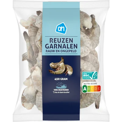 AH Reuzengarnalen rauw en ongepeld