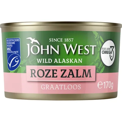 John West Wilde roze zalm zonder vel en graat