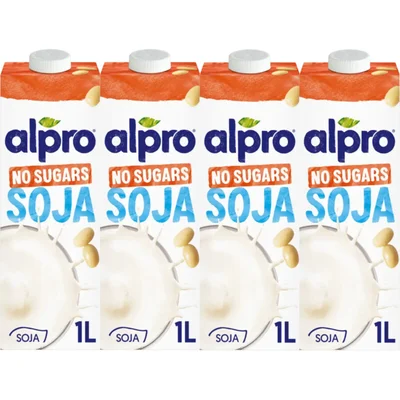Alpro Sojadrink zonder suikers 4-pack
