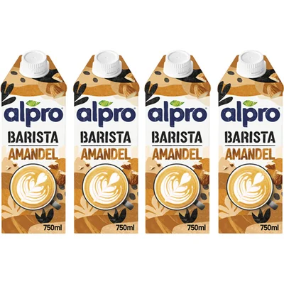 Alpro Barista amandel 4-pack