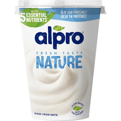 Alpro Plantaardige variatie op yoghurt nature