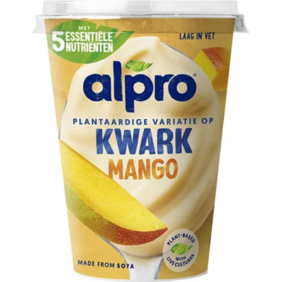 Alpro Plantaardige variatie op kwark mango