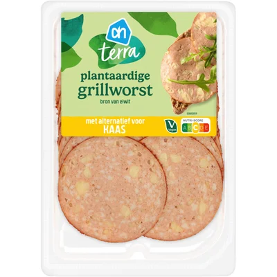 AH Terra Plantaardige grillworst alternatief kaas