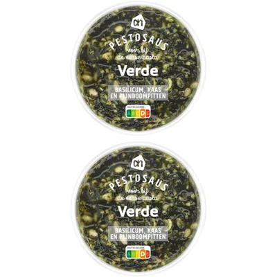 AH Pestosaus groen 2-pack