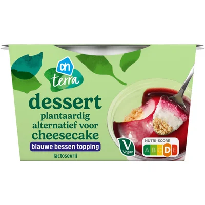 AH Terra Plantaardige dessert cheesecake bes
