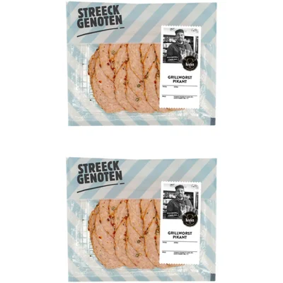 Streeckgenoten Grillworst pikant 2-pack