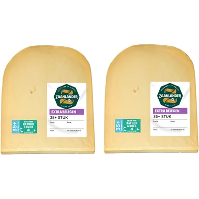 AH Zaanlander Extra belegen 35+ stuk 2-pack