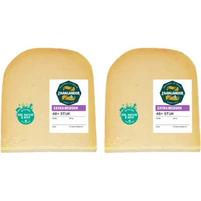 AH Zaanlander extra belegen 48+ stuk 2-pack