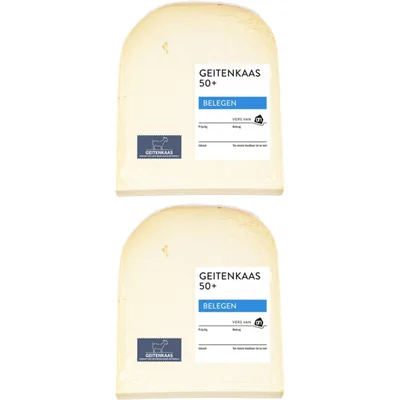 AH Geitenkaas belegen 50+ stuk 2-pack