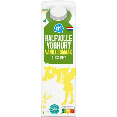 AH Halfvolle yoghurt vanillesmaak