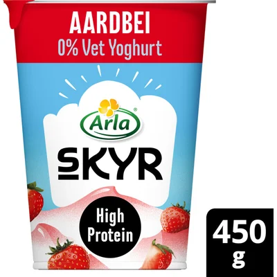 Arla Skyr aardbei yoghurt 0% vet