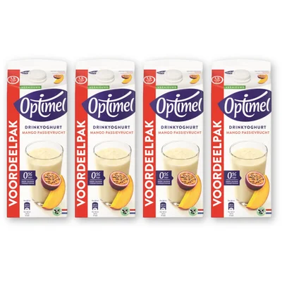 Optimel Drinkyoghurt mango passievrucht 4-pack