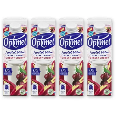 Optimel Drinkyoghurt limited edition 4-pack