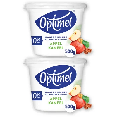 Optimel Magere kwark appel kaneel 2-pack