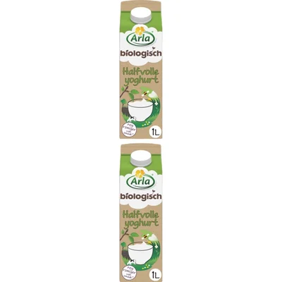Arla Biologisch halfvolle yoghurt 2-pack