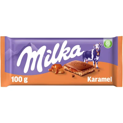 Milka Chocoladereep karamel