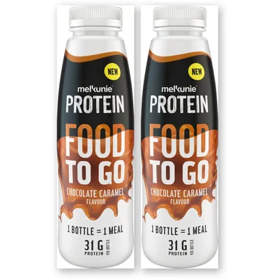 Melkunie Protein food to go choc caram 2-pack