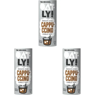 Oatly! Barista iced cappuccino single 3-pack